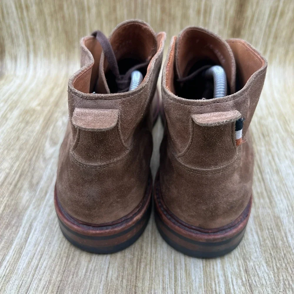 Allen Edmonds Chandler Chukka Boots Men's Size 9 Brown Suede Lace Up‎ 5836